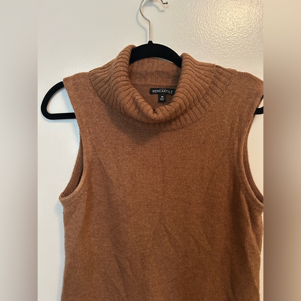 J CrewWomen's Tan Sleeveless Sweater